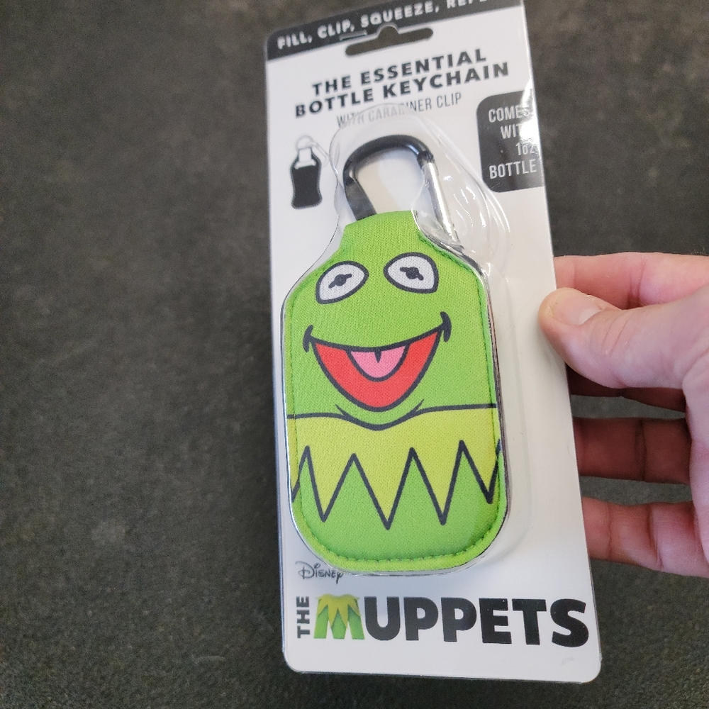 Disney The Muppets Kermit The Frog Key Chain Bottle
